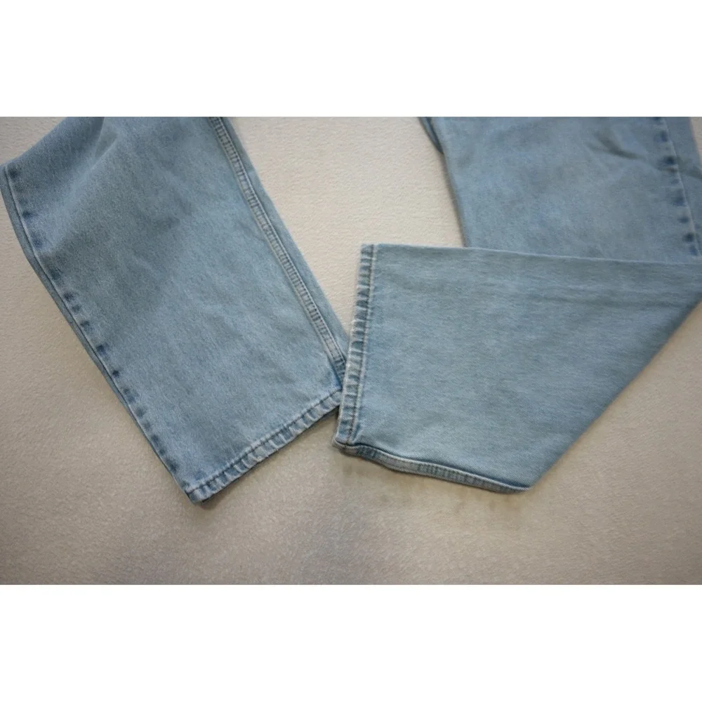 Levi's 550 Jeans Mens 38x32 Light Blue Relaxed Straight Leg Denim Excellent
